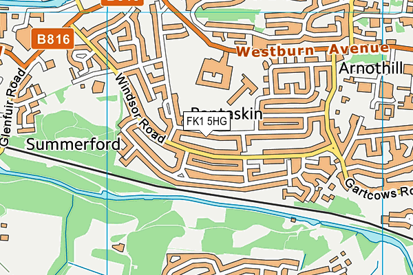 FK1 5HG map - OS VectorMap District (Ordnance Survey) FK1 5HG map - OS VectorMap District (Ordnance Survey)
