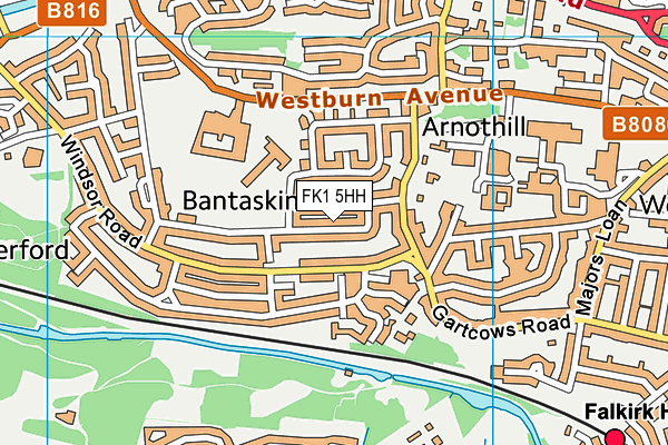 FK1 5HH map - OS VectorMap District (Ordnance Survey) FK1 5HH map - OS VectorMap District (Ordnance Survey)
