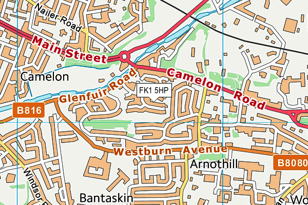 FK1 5HP map - OS VectorMap District (Ordnance Survey) FK1 5HP map - OS VectorMap District (Ordnance Survey)