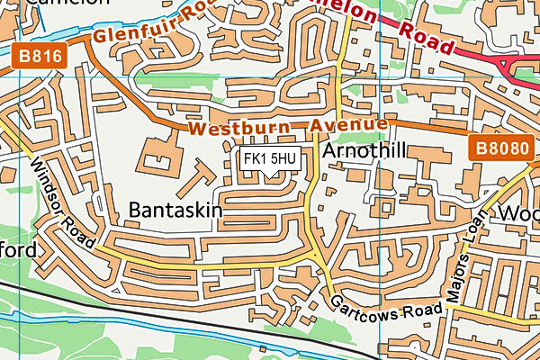 FK1 5HU map - OS VectorMap District (Ordnance Survey) FK1 5HU map - OS VectorMap District (Ordnance Survey)