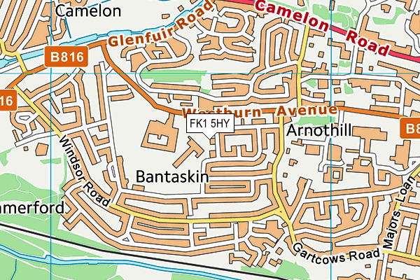 FK1 5HY map - OS VectorMap District (Ordnance Survey) FK1 5HY map - OS VectorMap District (Ordnance Survey)