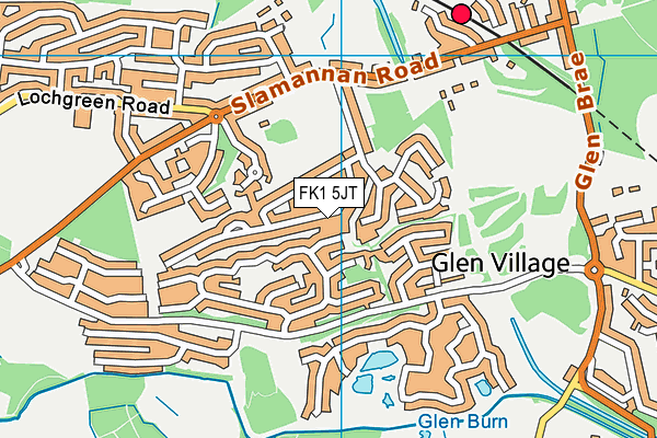 FK1 5JT map - OS VectorMap District (Ordnance Survey) FK1 5JT map - OS VectorMap District (Ordnance Survey)