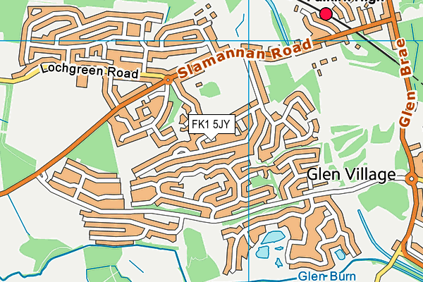 FK1 5JY map - OS VectorMap District (Ordnance Survey) FK1 5JY map - OS VectorMap District (Ordnance Survey)
