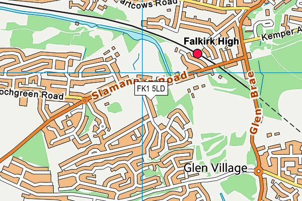 FK1 5LD map - OS VectorMap District (Ordnance Survey) FK1 5LD map - OS VectorMap District (Ordnance Survey)