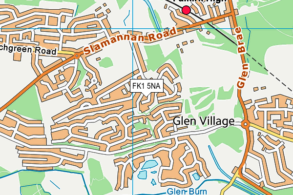 FK1 5NA map - OS VectorMap District (Ordnance Survey) FK1 5NA map - OS VectorMap District (Ordnance Survey)