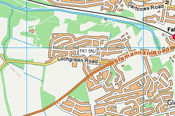 FK1 5NJ map - OS VectorMap District (Ordnance Survey) FK1 5NJ map - OS VectorMap District (Ordnance Survey)