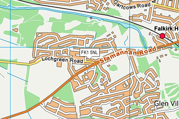 FK1 5NL map - OS VectorMap District (Ordnance Survey) FK1 5NL map - OS VectorMap District (Ordnance Survey)