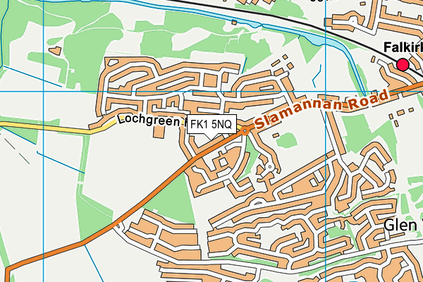 FK1 5NQ map - OS VectorMap District (Ordnance Survey) FK1 5NQ map - OS VectorMap District (Ordnance Survey)