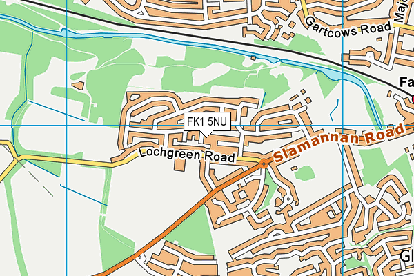 FK1 5NU map - OS VectorMap District (Ordnance Survey) FK1 5NU map - OS VectorMap District (Ordnance Survey)
