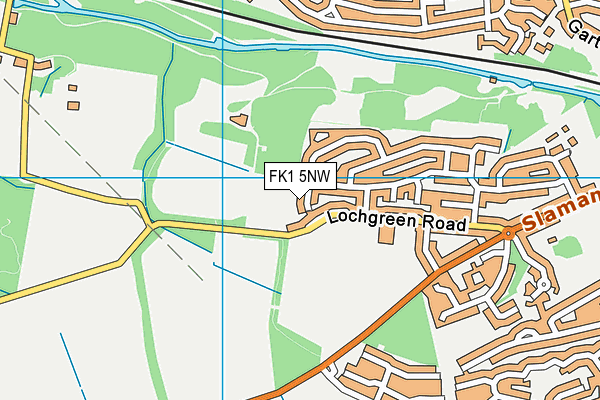 FK1 5NW map - OS VectorMap District (Ordnance Survey) FK1 5NW map - OS VectorMap District (Ordnance Survey)
