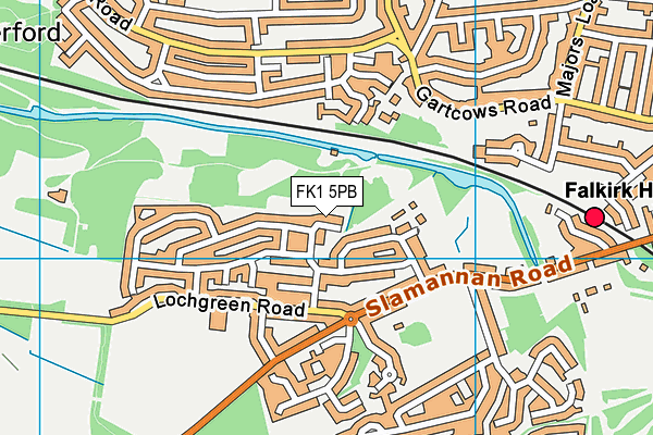 FK1 5PB map - OS VectorMap District (Ordnance Survey) FK1 5PB map - OS VectorMap District (Ordnance Survey)