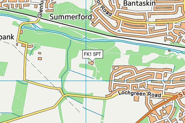 FK1 5PT map - OS VectorMap District (Ordnance Survey) FK1 5PT map - OS VectorMap District (Ordnance Survey)