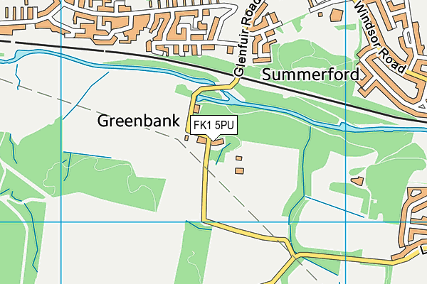 FK1 5PU map - OS VectorMap District (Ordnance Survey) FK1 5PU map - OS VectorMap District (Ordnance Survey)