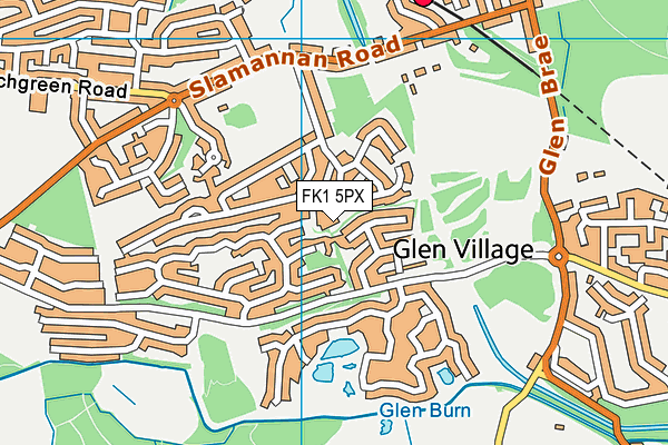 FK1 5PX map - OS VectorMap District (Ordnance Survey) FK1 5PX map - OS VectorMap District (Ordnance Survey)