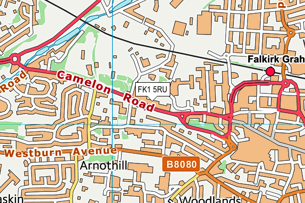 FK1 5RU map - OS VectorMap District (Ordnance Survey) FK1 5RU map - OS VectorMap District (Ordnance Survey)