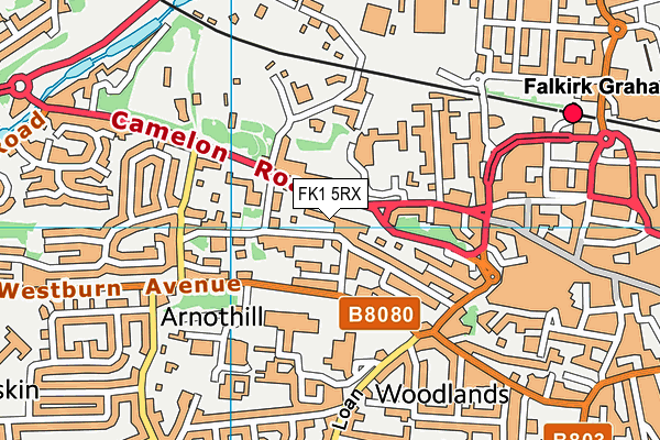 FK1 5RX map - OS VectorMap District (Ordnance Survey) FK1 5RX map - OS VectorMap District (Ordnance Survey)