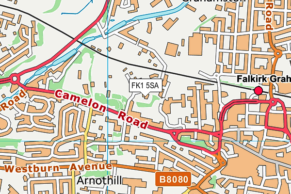 FK1 5SA map - OS VectorMap District (Ordnance Survey) FK1 5SA map - OS VectorMap District (Ordnance Survey)