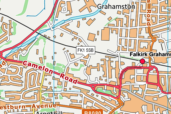 FK1 5SB map - OS VectorMap District (Ordnance Survey)