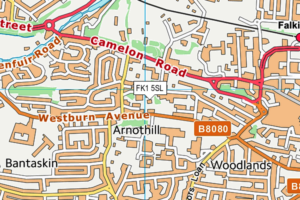 FK1 5SL map - OS VectorMap District (Ordnance Survey) FK1 5SL map - OS VectorMap District (Ordnance Survey)