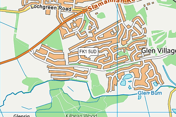 FK1 5UD map - OS VectorMap District (Ordnance Survey) FK1 5UD map - OS VectorMap District (Ordnance Survey)