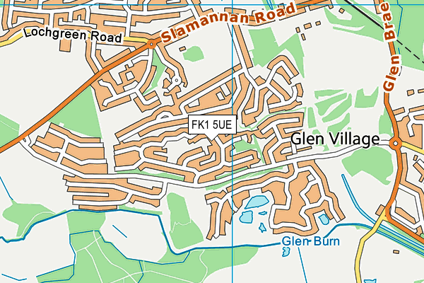 FK1 5UE map - OS VectorMap District (Ordnance Survey) FK1 5UE map - OS VectorMap District (Ordnance Survey)