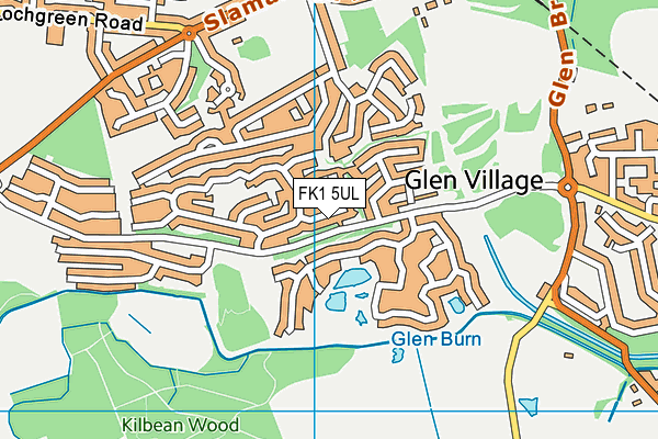 FK1 5UL map - OS VectorMap District (Ordnance Survey) FK1 5UL map - OS VectorMap District (Ordnance Survey)