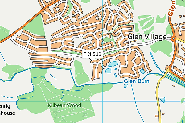 FK1 5US map - OS VectorMap District (Ordnance Survey) FK1 5US map - OS VectorMap District (Ordnance Survey)
