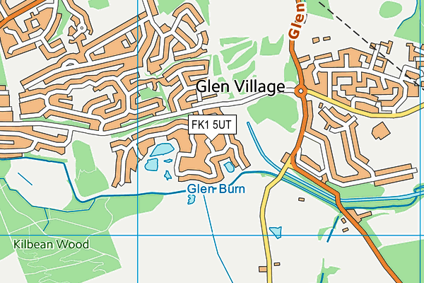 FK1 5UT map - OS VectorMap District (Ordnance Survey) FK1 5UT map - OS VectorMap District (Ordnance Survey)