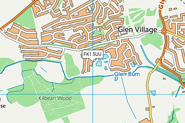 FK1 5UU map - OS VectorMap District (Ordnance Survey) FK1 5UU map - OS VectorMap District (Ordnance Survey)