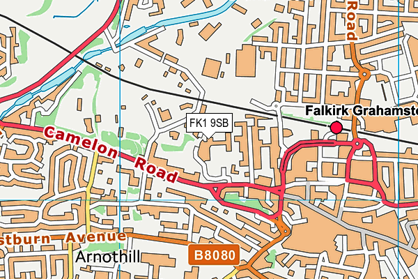 FK1 9SB map - OS VectorMap District (Ordnance Survey) FK1 9SB map - OS VectorMap District (Ordnance Survey)
