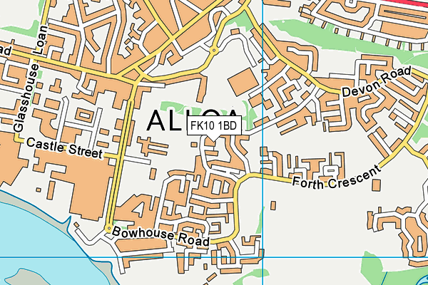FK10 1BD map - OS VectorMap District (Ordnance Survey) FK10 1BD map - OS VectorMap District (Ordnance Survey)