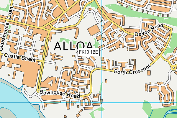 FK10 1BE map - OS VectorMap District (Ordnance Survey) FK10 1BE map - OS VectorMap District (Ordnance Survey)