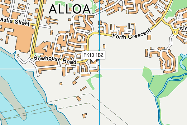 FK10 1BZ map - OS VectorMap District (Ordnance Survey) FK10 1BZ map - OS VectorMap District (Ordnance Survey)