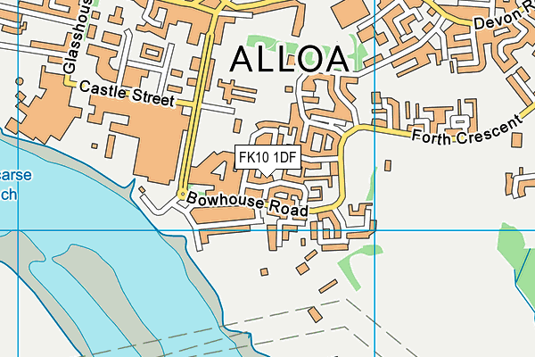 FK10 1DF map - OS VectorMap District (Ordnance Survey) FK10 1DF map - OS VectorMap District (Ordnance Survey)