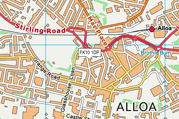 FK10 1DP map - OS VectorMap District (Ordnance Survey) FK10 1DP map - OS VectorMap District (Ordnance Survey)