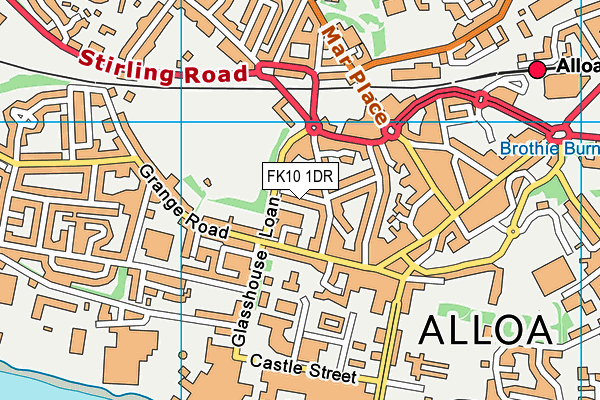 FK10 1DR map - OS VectorMap District (Ordnance Survey) FK10 1DR map - OS VectorMap District (Ordnance Survey)