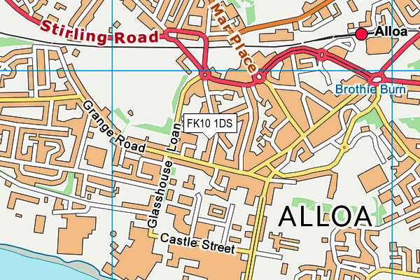FK10 1DS map - OS VectorMap District (Ordnance Survey) FK10 1DS map - OS VectorMap District (Ordnance Survey)