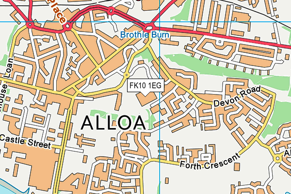 FK10 1EG map - OS VectorMap District (Ordnance Survey)