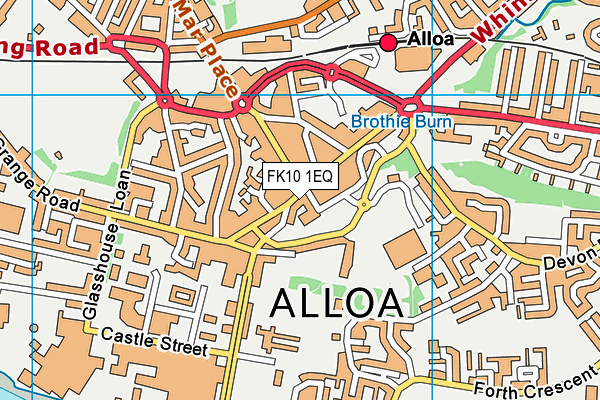 FK10 1EQ map - OS VectorMap District (Ordnance Survey)