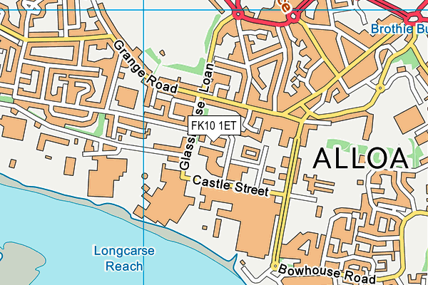 FK10 1ET map - OS VectorMap District (Ordnance Survey) FK10 1ET map - OS VectorMap District (Ordnance Survey)