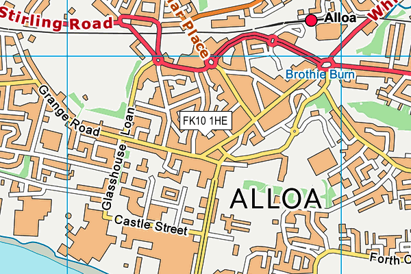 FK10 1HE map - OS VectorMap District (Ordnance Survey) FK10 1HE map - OS VectorMap District (Ordnance Survey)