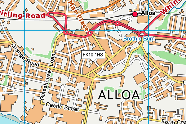 FK10 1HS map - OS VectorMap District (Ordnance Survey) FK10 1HS map - OS VectorMap District (Ordnance Survey)