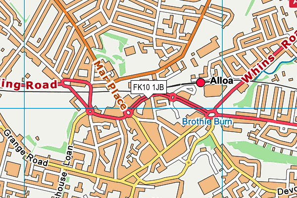 FK10 1JB map - OS VectorMap District (Ordnance Survey) FK10 1JB map - OS VectorMap District (Ordnance Survey)