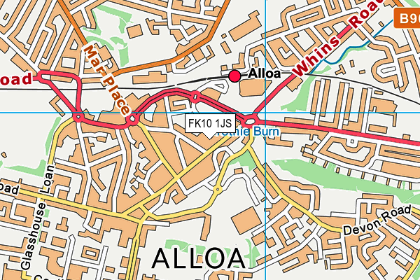 FK10 1JS map - OS VectorMap District (Ordnance Survey) FK10 1JS map - OS VectorMap District (Ordnance Survey)