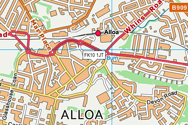 FK10 1JT map - OS VectorMap District (Ordnance Survey) FK10 1JT map - OS VectorMap District (Ordnance Survey)