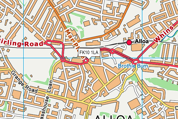 FK10 1LA map - OS VectorMap District (Ordnance Survey) FK10 1LA map - OS VectorMap District (Ordnance Survey)