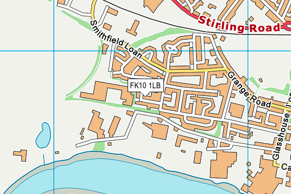 FK10 1LB map - OS VectorMap District (Ordnance Survey) FK10 1LB map - OS VectorMap District (Ordnance Survey)