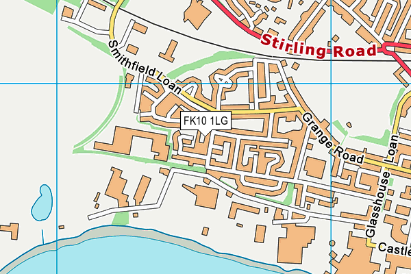FK10 1LG map - OS VectorMap District (Ordnance Survey) FK10 1LG map - OS VectorMap District (Ordnance Survey)