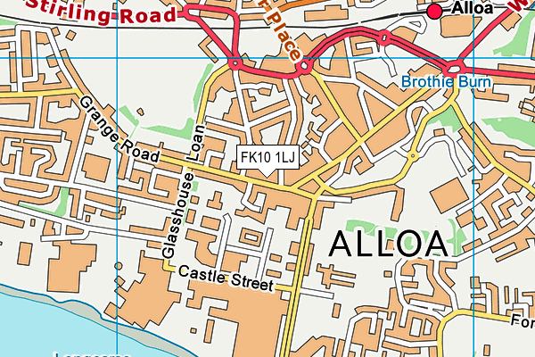 FK10 1LJ map - OS VectorMap District (Ordnance Survey) FK10 1LJ map - OS VectorMap District (Ordnance Survey)