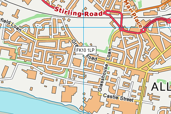 FK10 1LP map - OS VectorMap District (Ordnance Survey) FK10 1LP map - OS VectorMap District (Ordnance Survey)